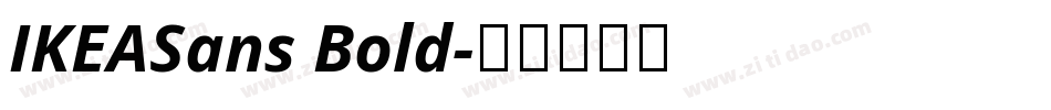 IKEASans Bold字体转换